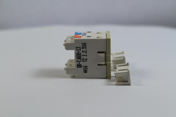 Ortronics OR-TJ600-13 CAT6 RJ45 TracJack Jack Module, Electric Ivory