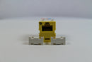 Ortronics OR-TJ600-44 CAT6 RJ45 TracJack Jack Module, Dark Yellow