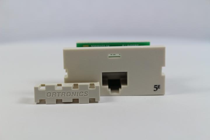 Ortronics OR-S215E00 CAT5e Single RJ45 Series II Jack Module, Fog (Off) White