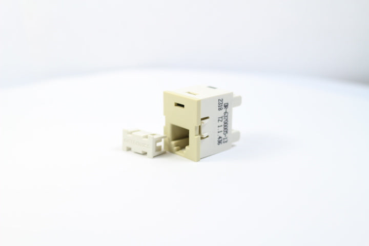 Ortronics OR-63700005-13 CAT3, RJ12 TracJack Jack Module, Electric Ivory