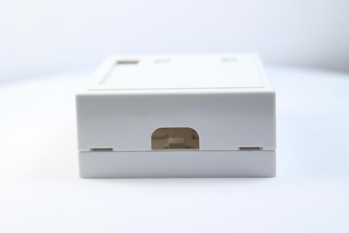 Belden AX102652 KeyConnect Surface Mount Box, White, 2 Port