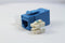 Belden RV6MJKUBL-S1 CAT6 RJ45 REVConnect/KeyConnect Jack Module, Blue