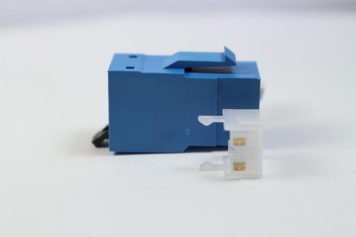 Belden RV6MJKUBL-S1 CAT6 RJ45 REVConnect/KeyConnect Jack Module, Blue