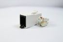 Belden RVAMJKUEW-S1 CAT6A RJ45 REVConnect/KeyConnect Jack Module, White