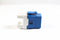 Belden AX104186 CAT5e RJ45 KeyConnect Jack Module, Blue