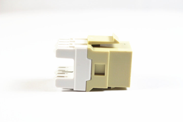 Belden AX103076 CAT6 RJ45 KeyConnect Jack Module, Ivory