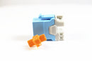 Belden AX102288 CAT6A RJ45 Jack KeyConnect Modular, Blue (TIA 606)