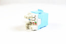 Belden AX102288 CAT6A RJ45 Jack KeyConnect Modular, Blue (TIA 606)