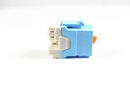 Belden AX102288 CAT6A RJ45 Jack KeyConnect Modular, Blue (TIA 606)