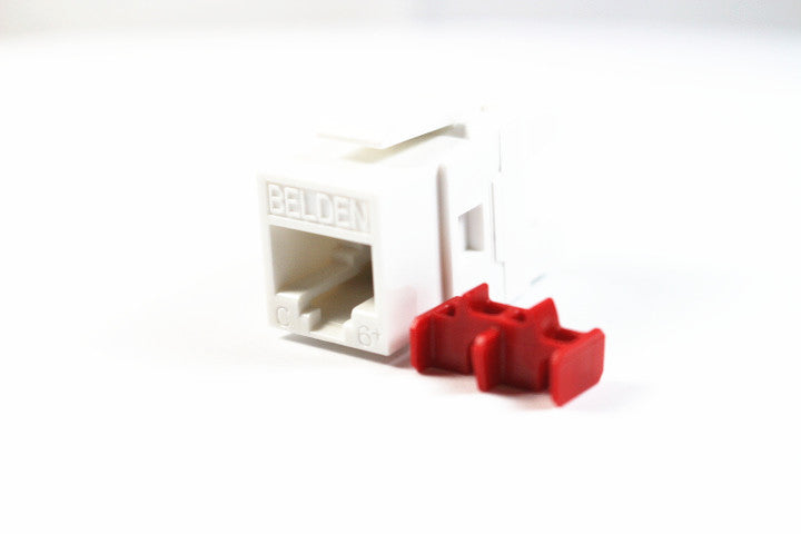 Belden AX101320 CAT6 RJ45 KeyConnect Jack Module, White