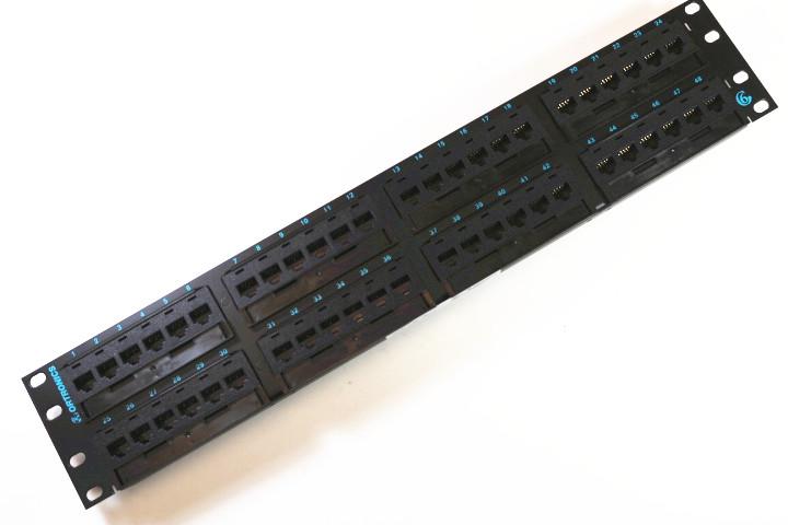 Ortronics OR-PHD66U48 48 Port CAT6 Patch Panel Clarity Rack Mount