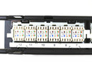 Panduit NK5EPPG12WY CAT5E Netkey Patch Panel, 12 Port