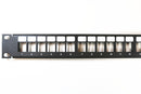 Leviton 49255-H24 QuickPort Modular Rack Mount Patch Panel, 24 Port