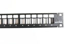 Leviton 49255-H24 QuickPort Modular Rack Mount Patch Panel, 24 Port