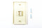 Leviton 41080-1IP QuickPort Faceplate, Ivory, 1 Port