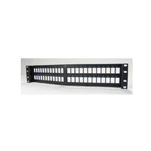 OR-PHAPJU48 Ortronics Patch Panel, Clarity PJ, Angled, 48 Port Modular, Rack Mount