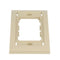 Panduit CBEEIY Mini-Com Executive, Single Gang Faceplate Frame, Electric Ivory