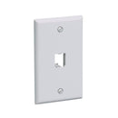 Panduit CFP1WH Mini-Com Classic, 1 Port Faceplate, White