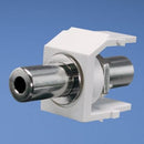 Panduit NK35MSCWH Netkey Modular Jack: 3.5mm Stereo - White (MOQ: 1; Increment of 1)