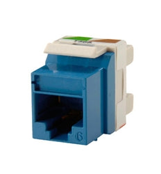 Ortronics OR-KS6A-36 CAT6 RJ45 Keystone Jack, Blue