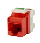 Ortronics OR-KS6A-42 CAT6 RJ45 Keystone Jack, Red