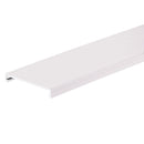 NC4WH6, Panduit NC Duct Cover: Panduit Panduct, Halogen-Free, 4 Inch x 6 Ft. - White (MOQ: 120; Increment of 6)