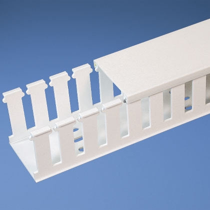 NE1X1WH6, Panduit NE Duct Base: Panduit Panduct, Halogen-Free, 1 Inch x 1 Inch - White (MOQ: 120; Increment of 6)