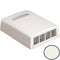 Panduit NK4BXIW-AY Netkey 4 Port Surface Mount Box, International (Off) White