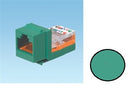 NK5E88MGR-Q, Panduit Netkey CAT5E, Modular Jack- Green (MOQ: 25; Increment of 25)