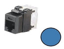 NK6X88MBU, Panduit Netkey RJ45, CAT6A, Modular Jack - Blue (MOQ: 1; Increment of 1)