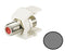 NKFIG, Panduit Netkey Modular Jack: Type-F - Gray (MOQ: 1; Increment of 1)