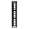 Panduit NKFP12W Netkey modular patch panel with faceplates, Black, 12 port