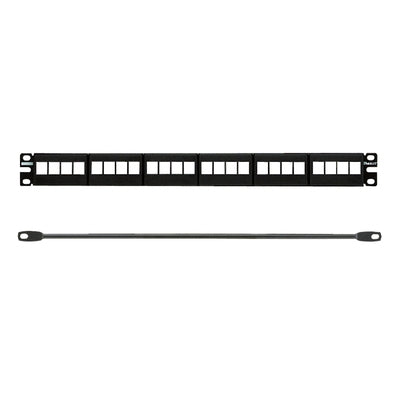 NKFP24KSRBSY Panduit NK Modular Patch Panel w/SRB, Flat, 24 P (MOQ: 5)