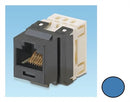 NKP5E88MBU, Panduit Netkey RJ45, CAT5E, Modular Jack - Blue (MOQ: 1; Increment of 1)