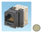 NKP5E88MEI, Panduit Netkey RJ45, CAT5E, Modular Jack - Electric Ivory (MOQ: 1; Increment of 1)