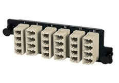 OR-HDFP-LCQ24MB Ortronics Coupler Panel, HDFP, 6 Quad LC Ports (24 Fibers), Multi-Mode OM1(MOQ: 1)