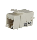 Ortronics OR-KT2J5E CAT5e RJ45 KeyStone Jack Module TechChoice 2, Fog (Off) White, Pack of 20