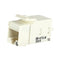 Ortronics OR-KT2J6 CAT6 RJ45 Keystone Jack, Fog (Off) White