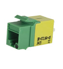 OR-KT2J6A-45 Ortronics KeyStone Modular Jack, TechChoice 2, CAT6A, RJ45, Green (MOQ: 20)