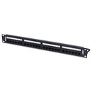 RVAPPF1U24BK Belden Preloaded Patch Panel Kit, 24 Port, Cat 6A REVConnect Modules