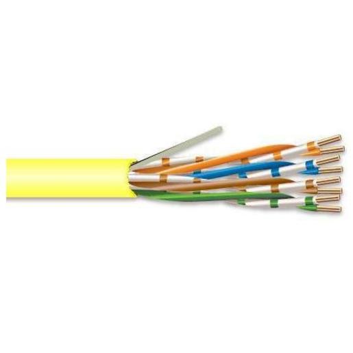 Superior Essex 51-243-68 Marathon, CAT5e Cable, Plenum, 1000 Feet Reel-In-Box - Yellow