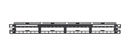 QSP24BL, Panduit Patch Panel: Panduit QuickNet, Metal, 24 Port, accepts Copper Assemblies & SFQ Fiber Cassettes (MOQ: 1; Increment of 1)