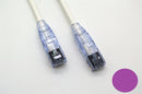 RJ86-MINI-08-PP MINI PATCH CABLE: CAT6 RJ45, 8 Ft - Purple