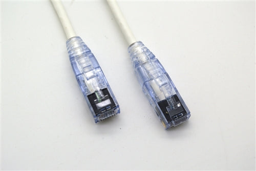 RJ86-MINI-05-WH MINI PATCH CABLE: CAT6 RJ45, 5 Ft. - White