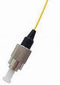 SMFCX-1M Fiber Optic Pigtail: Single Strand FC, Single-Mode OS2, 1 Meter