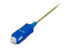 SMSCX-1M Fiber Optic Pigtail: Single Strand SC, Single-Mode OS2, 1 Meter