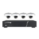 Speco ZIPL4D1 4 CH Plug-and-Play NVR  w/ 4 Outdoor IR Dome 2.7-12mm motorized lens