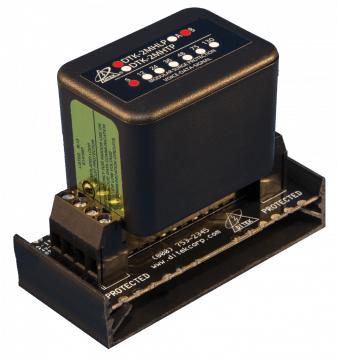 DTK-2MHLP5BWB Ditek 5V, 2 Pair, Hybrid Field Replaceable Suppression Module w/ Hardwired Base