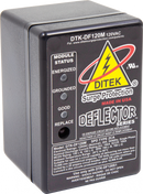 DTK-DF120S12 Ditek 120/240 Series Connected Surge Protector - 12 circuits - with Dry Contacts and Audible Alarm