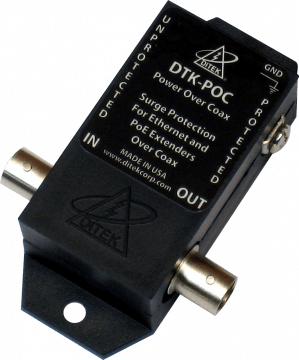 DTK-POC Ditek Power Over Coax Surge Protector